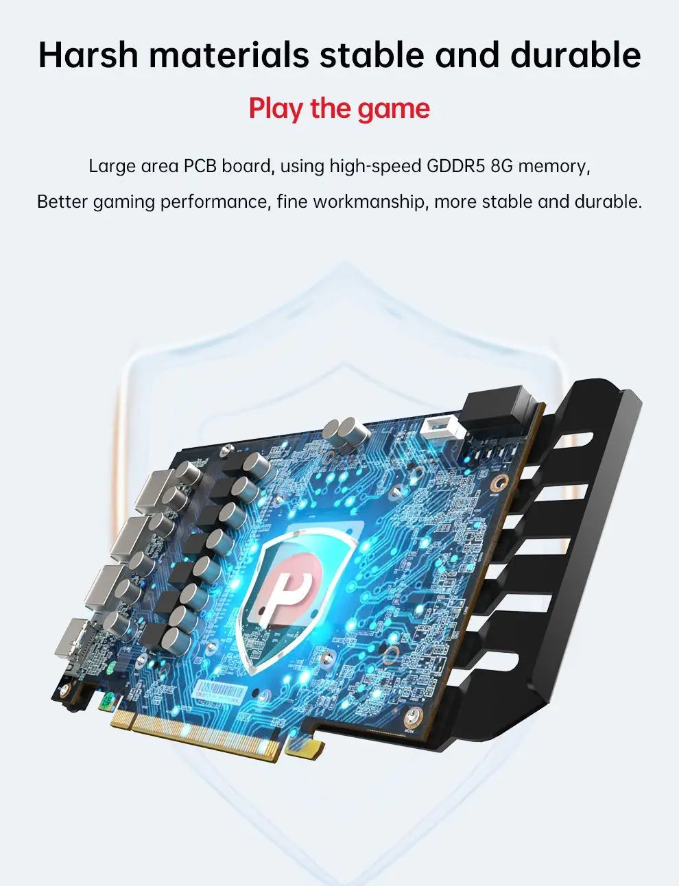 Cheapest MLLSE Graphics Card AMD RX580 8GB GDDR5 256-bit PCI Express 3.0 ×16 HDMI Gaming GPU VGA Plate Desktops Placa De Video