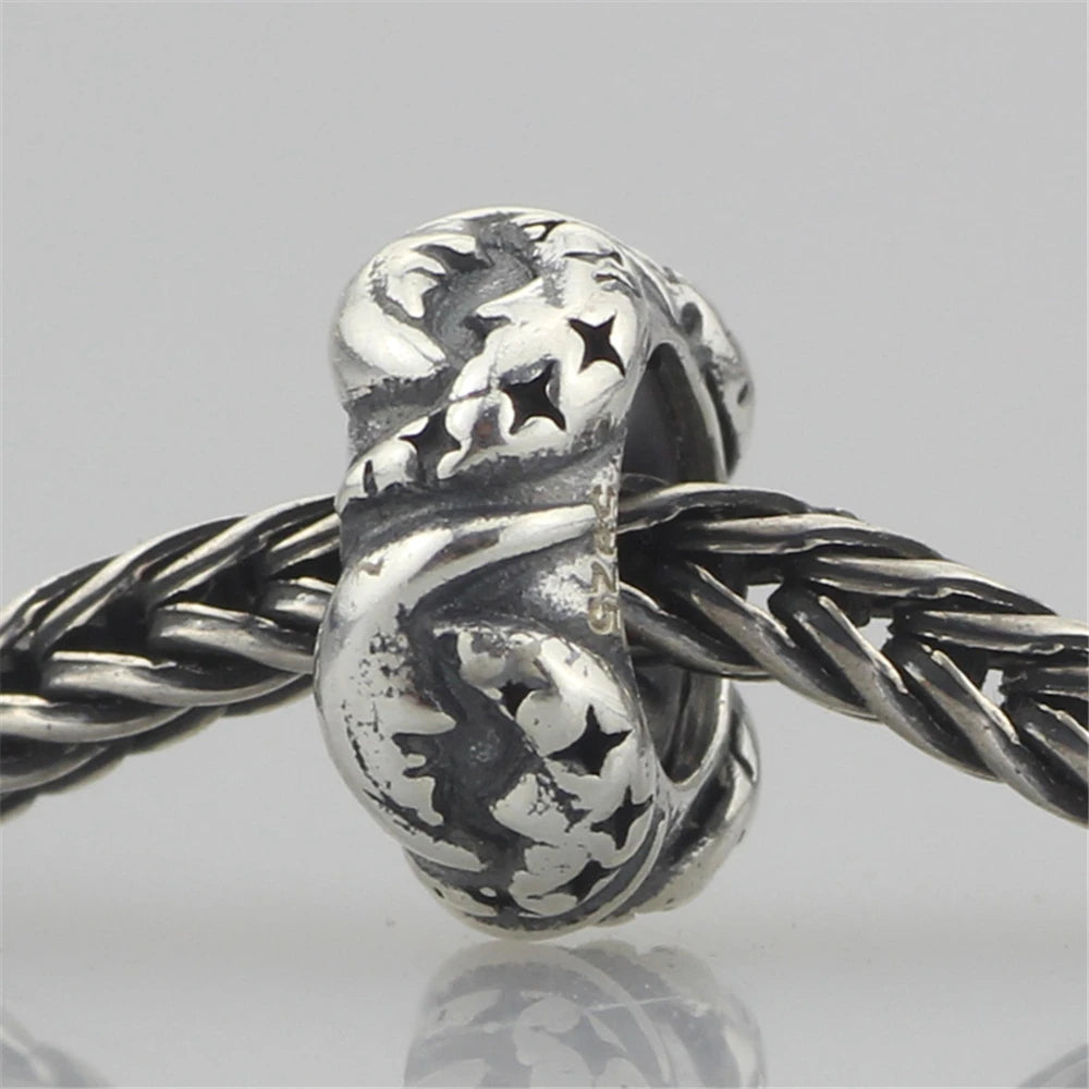 Mistletoe 925 Sterling Silver Cute Sweet Strawberries Stopper Spacer Charm Bead Fit European 3.0mm Bracelet Jewelry