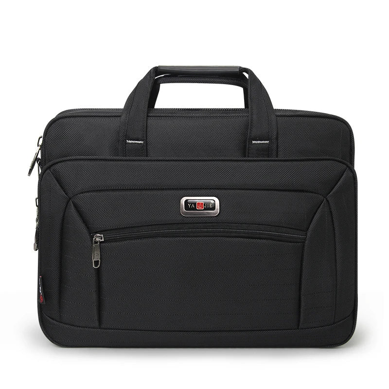 Men's Laptop Briefcase Brand Men Computer Handbags Waterproof Durable Nylon 15.6 Inch Laptops Bags Boys Shoulder Files Books Bag