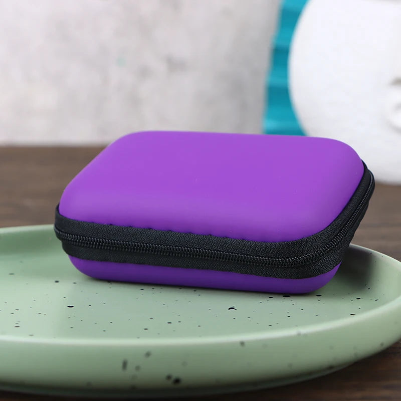 1Pc Mini Camera Case Bag Multi-functional Earphone Bag Video Waterproof Digital Portable Hard Bag EVA Storage Box Storage Bag