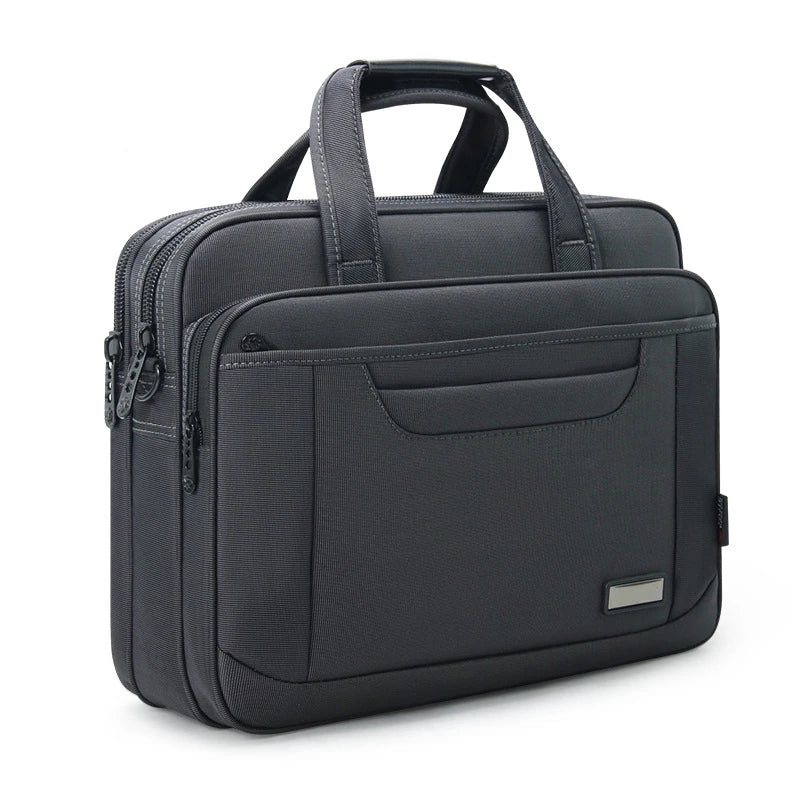 Men's Laptop Briefcase Brand Men Computer Handbags Waterproof Durable Nylon 15.6 Inch Laptops Bags Boys Shoulder Files Books Bag