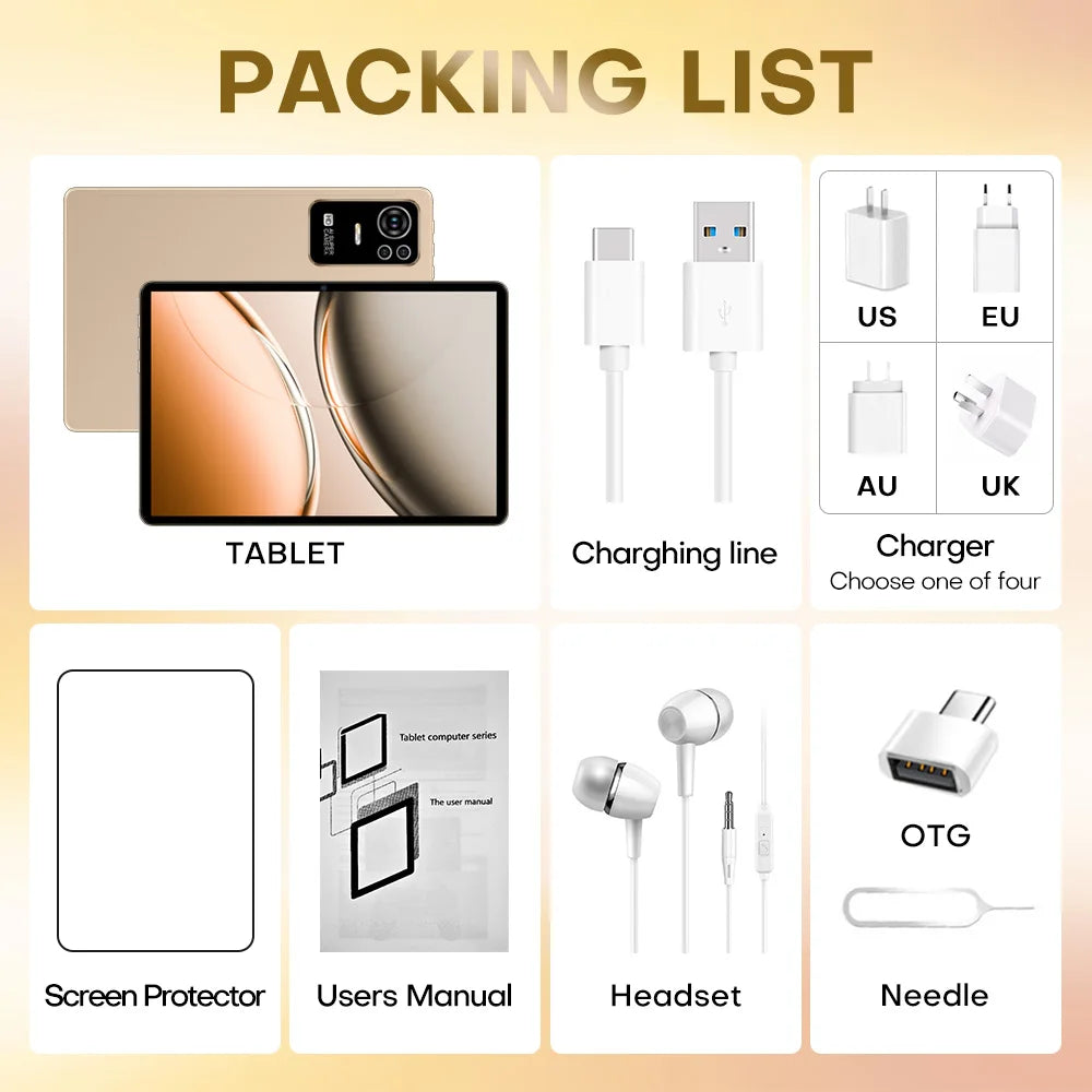 2025 Global Version Original Tablets Pad 8 Ultra Android 14 16GB+1T 8800mAh 5G Dual SIM Card WiFi GPS 13inch HD 4K Mi Tablet