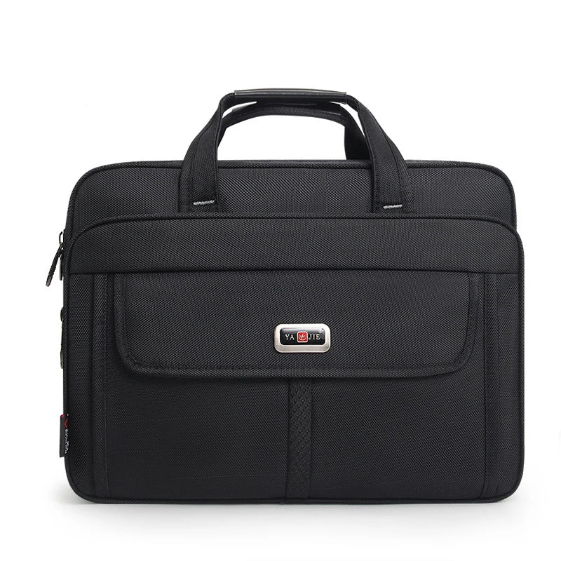 Men's Laptop Briefcase Brand Men Computer Handbags Waterproof Durable Nylon 15.6 Inch Laptops Bags Boys Shoulder Files Books Bag
