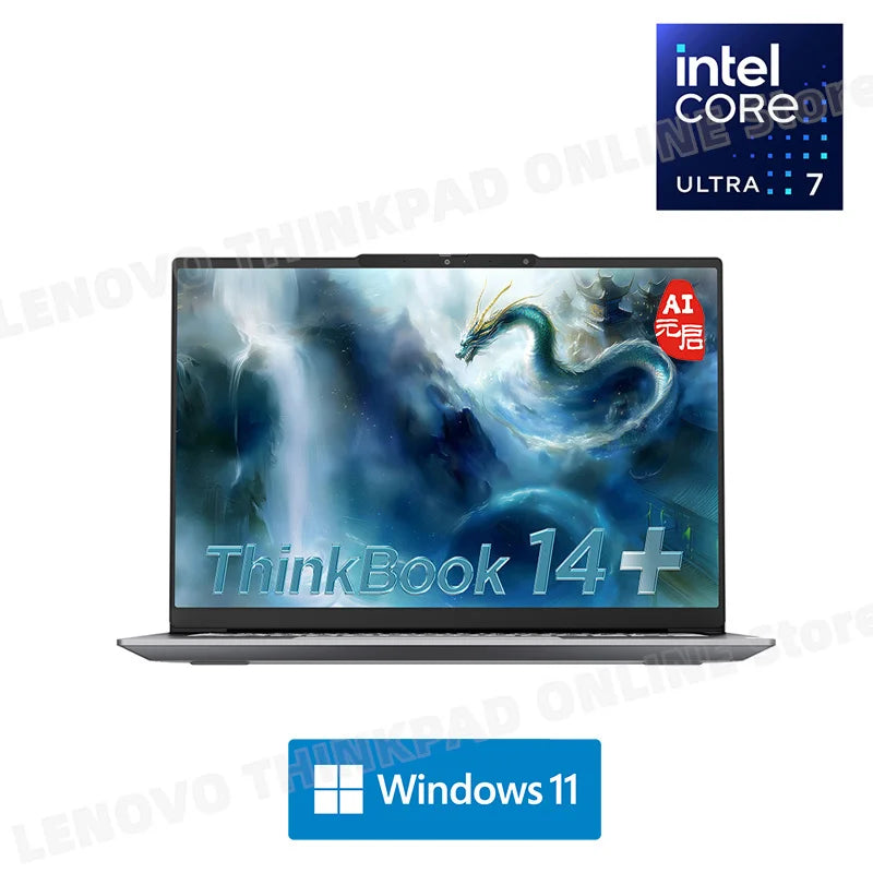 【2025 New】Lenovo ThinkBook 14+ Laptop U5-225H/U7-255H/U9-285H Arc 130T/140T 14.5inch 3K 120Hz Matte Screen