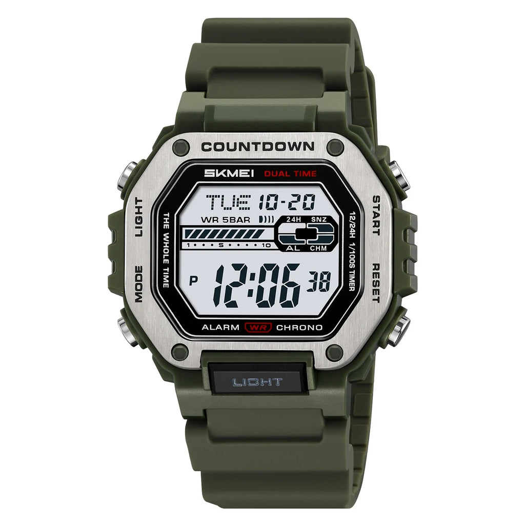 SKMEI Alarm Clock Sport Digital Wristwatches For Men Women Waterproof Date Electronic Watches Chrono Military Watch Reloj Hombre