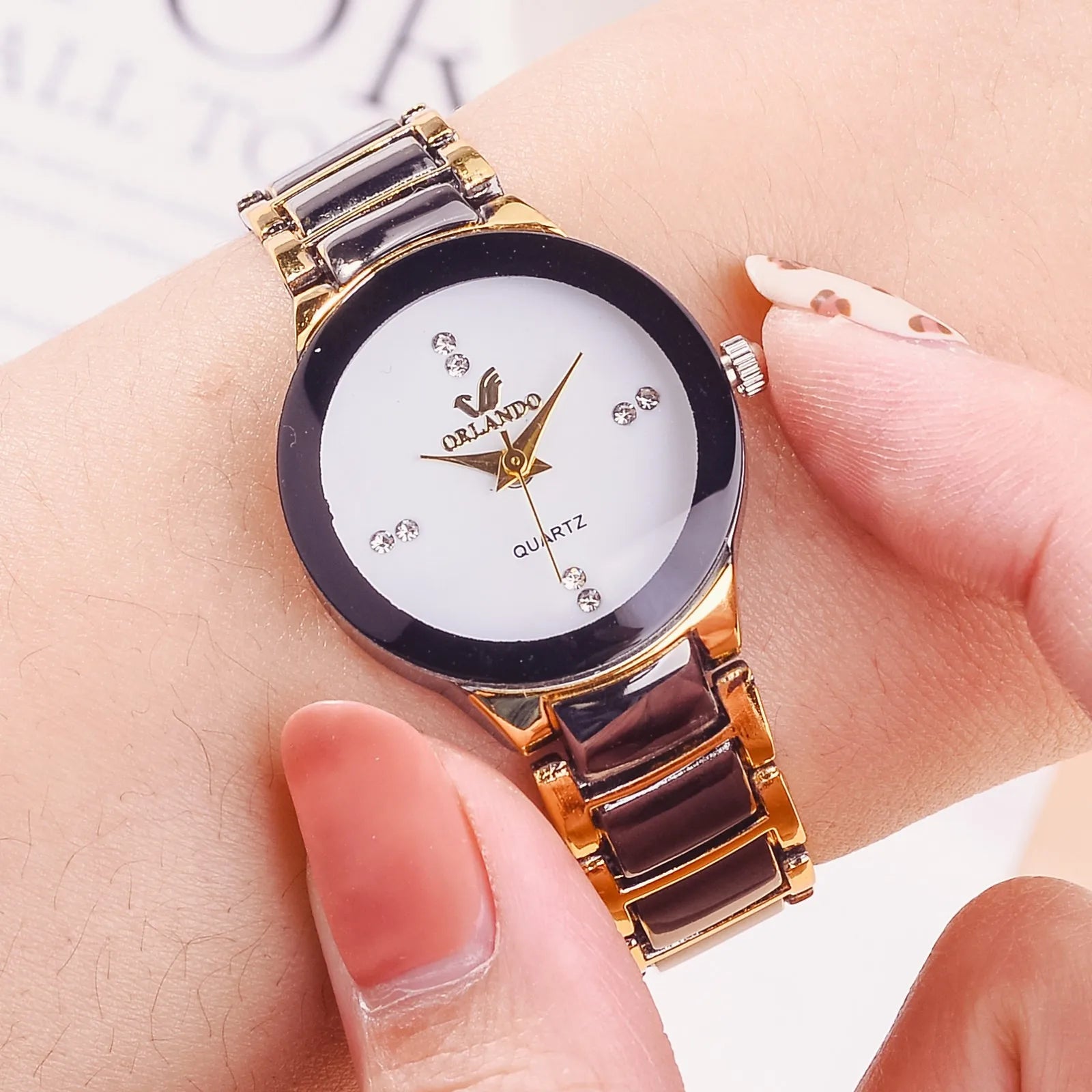Couple Watches Women Luxury Famous Brand Lover's Watch For Men Casual Stainless Steel Watches Ladies Wristwatch Relogio Feminino