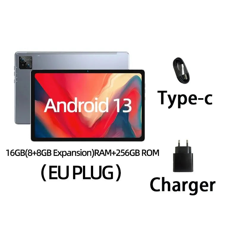 BMAX MaxPad I11 Plus 16GB RAM 256GB ROM 10.4 Inch Octa Core T606 Soc Android 13 Dual Wifi 4G Lte Phone Tablet Camera Bluetooth