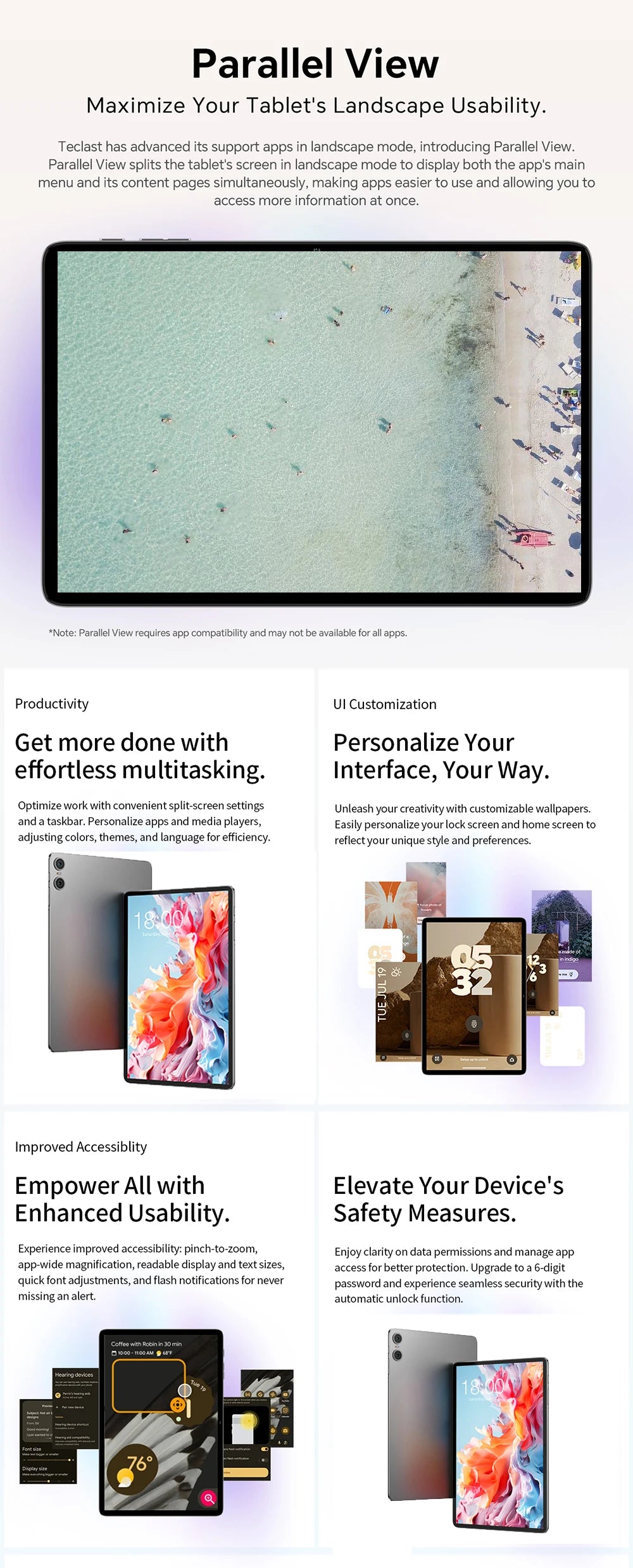 Teclast P30T 2024 Tablet(allwinner A523 8-core 1.8GHz/10GB(4GB+6GB)RAM/128GB ROM/10.1 inch 1280X800iPS TDDI/WIFI/BT5.0/6000mAh/T