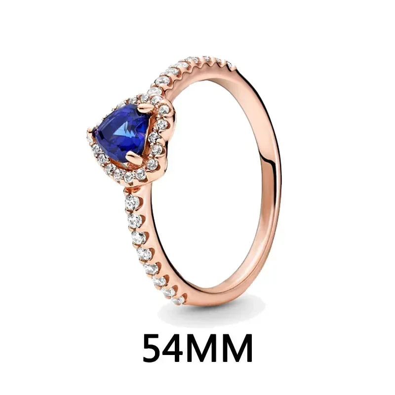 Hot selling classics heart-shaped Series 925 Sterling Silver Women's Rings Earrings Necklaces Light Luxury Charm Jewelry Gifts