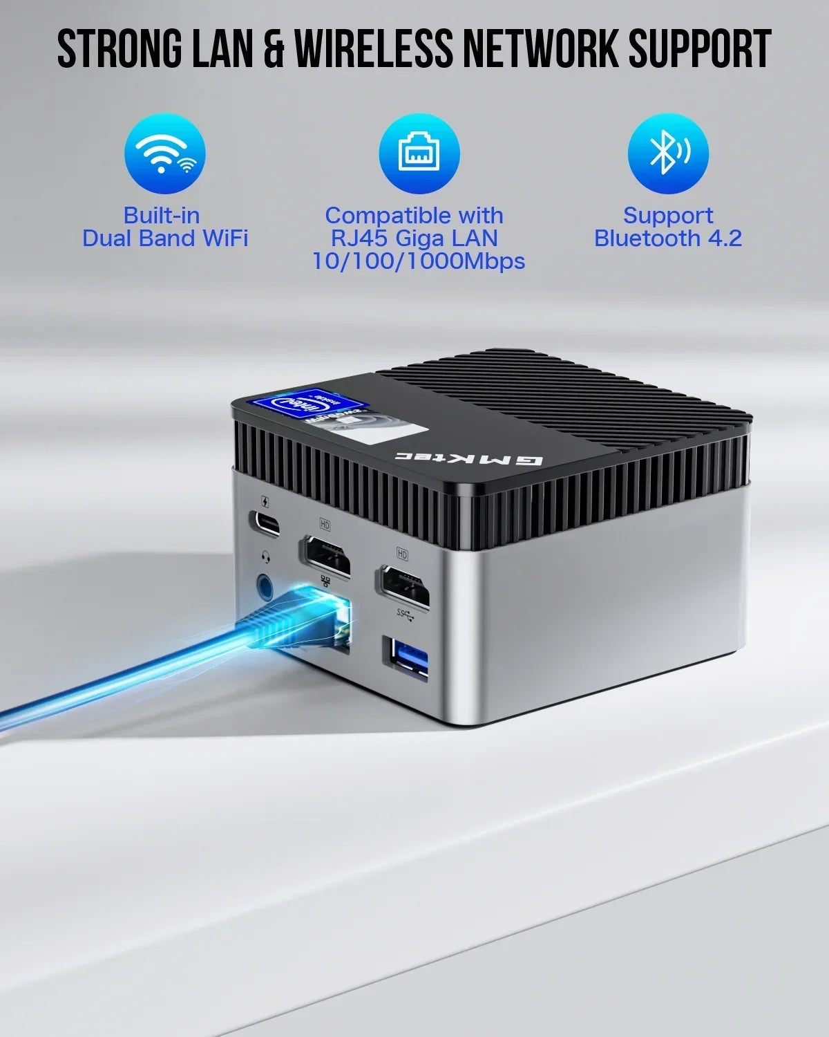 GMKtec G5 mini pc Intel 12th N97 Windows 11 Pro Desktop DDR5 4800MT/s M.2 2242 SATA WiFi5 BT4.2 Protable diy gaming computer