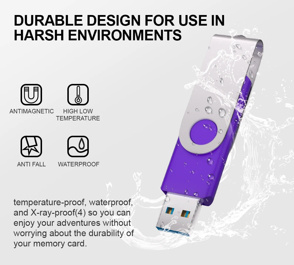 Rotable Usb 3.0 Type C Flash Drive 128GB 32GB 16GB Pen Drive high-capacity Pendrive 64GB 4G OTG 2 IN 1 Creative gift Usb Stick