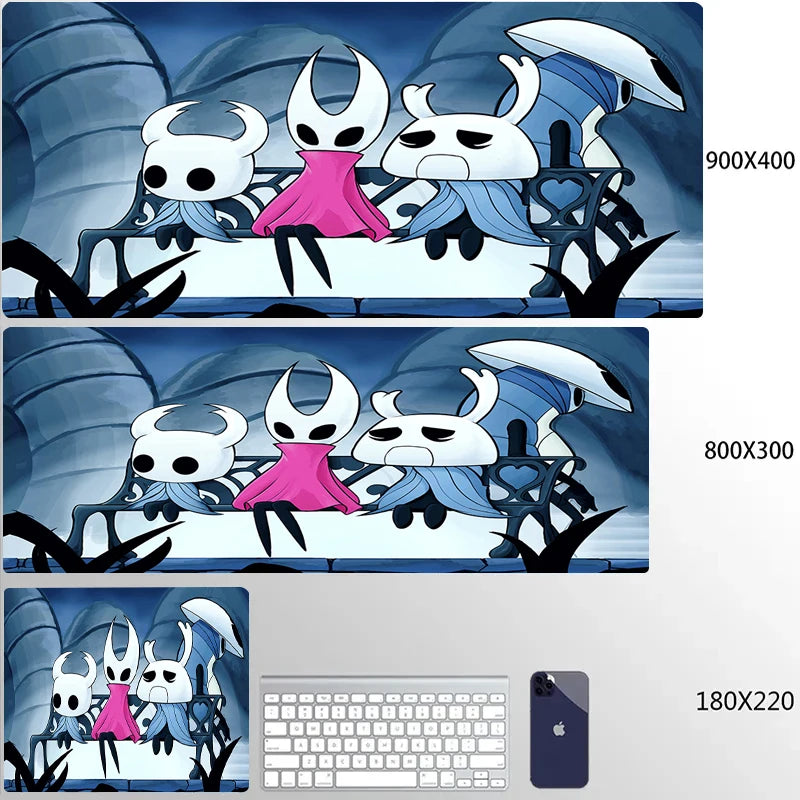 Hollow Knight Gaming Accessories Mouse Pad Office Laptop Cartoon Game Cabinet Mausepad PC Anime Cute HD Table Mat Large Carpet