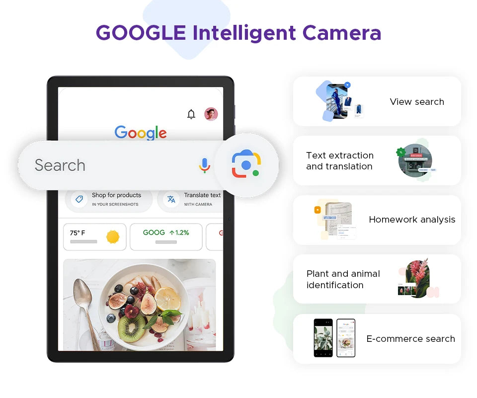 Doogee Tab G6+ 2 in 1 Tablet Pc Android 15 Gemini Ai Dual Speakers 8000Mah Battery 32Gb(8+24) Ram 256Gb Rom Widevine L1 4g Lte