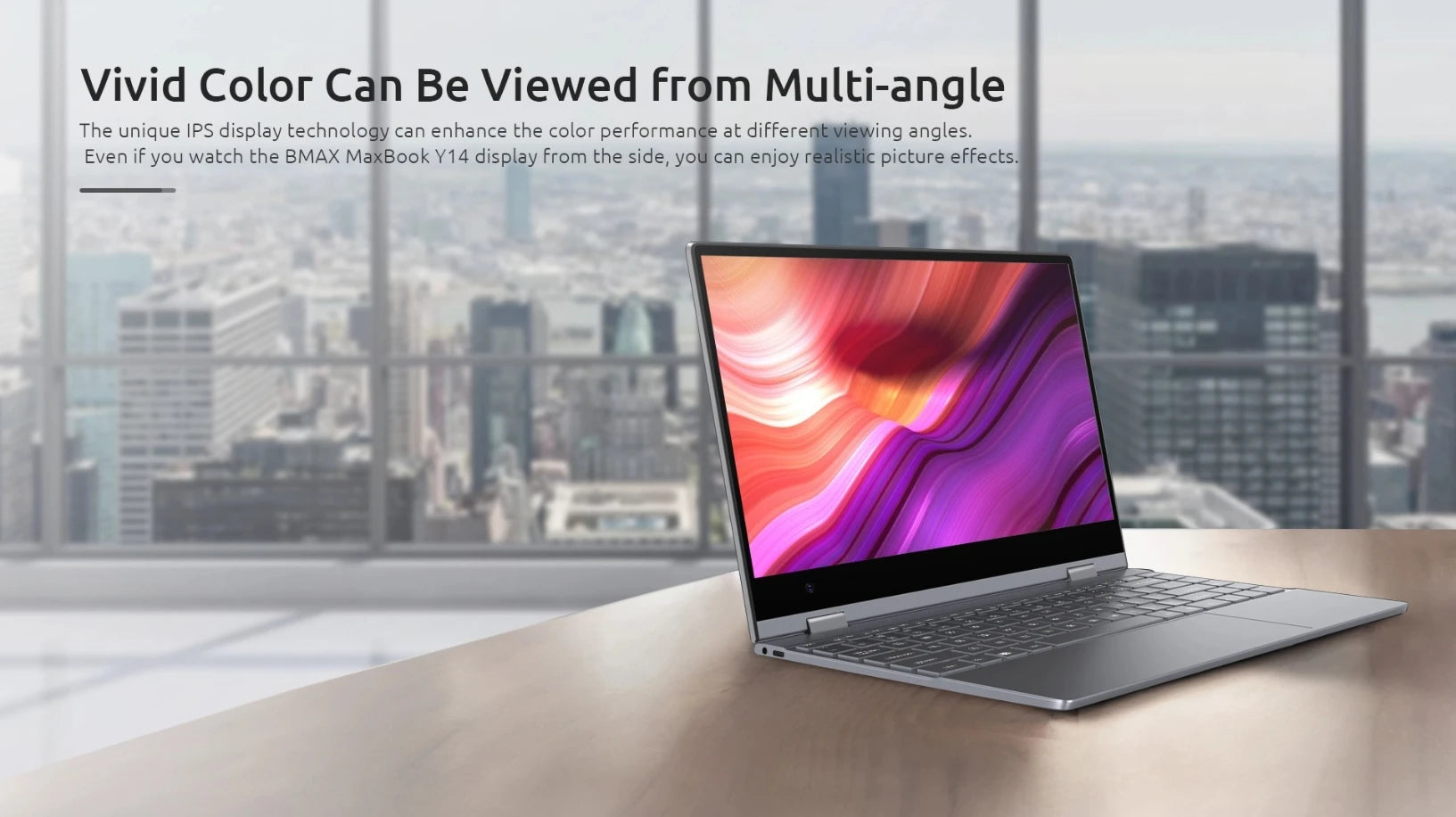 BMAX Y14 Laptop 14 inch Notebook Windows 11 16GB RAM LPDDR5 512GB SSD 1920*1080 IPS Intel N100 laptops Computer