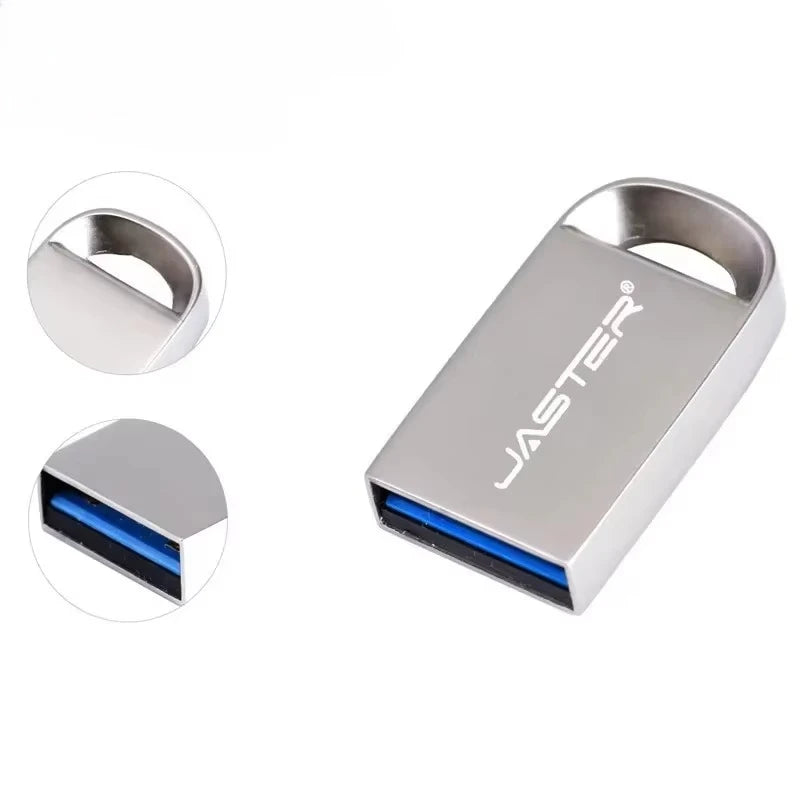 USB 3.0 Mini USB Metal 4GB 16GB 32G 64GB Flash Drive Pen Drive Waterproof Usb Stick Pen Drive High Speed Customer Logo