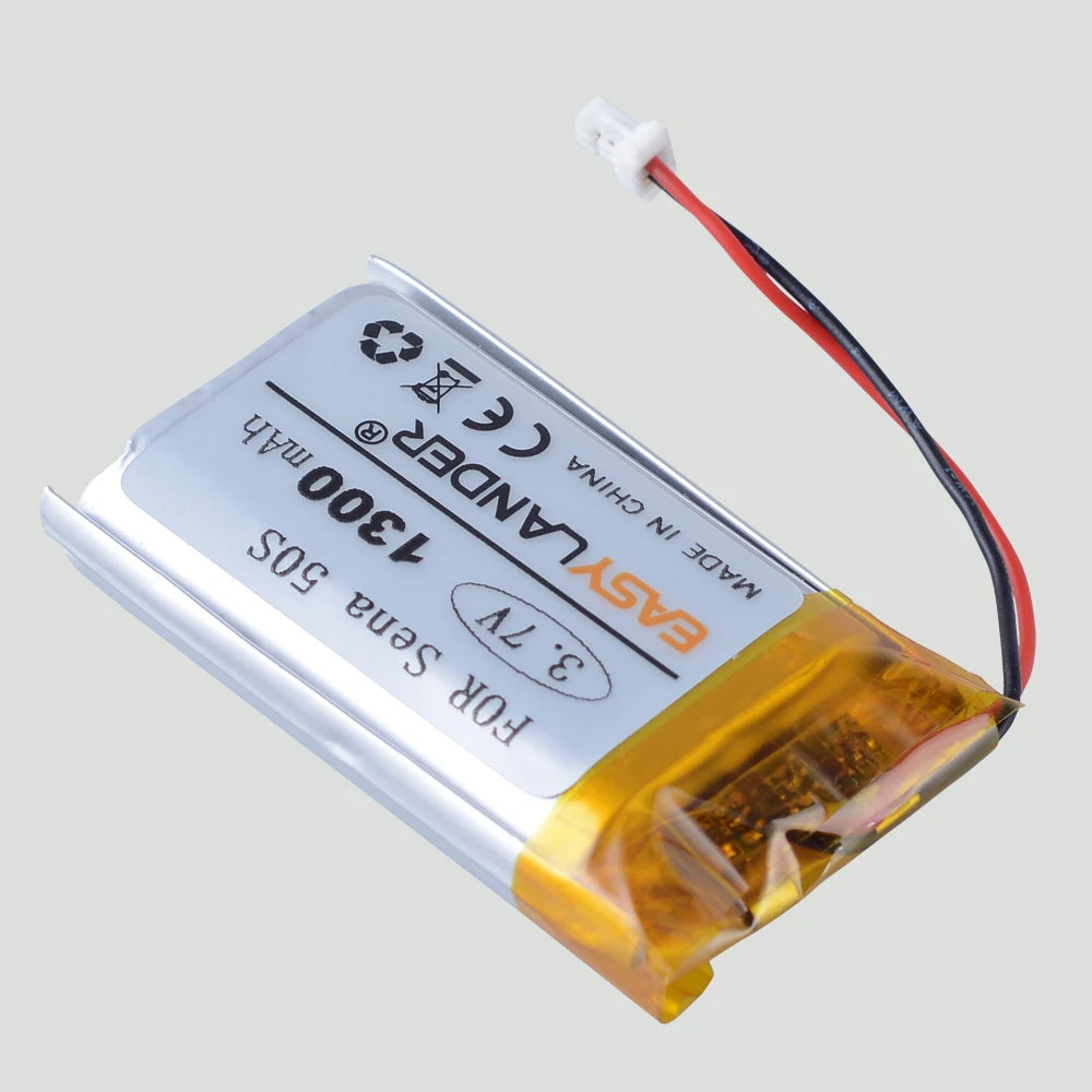3.7V 1300mAh Lithium-ion Polymer Rechargeable Battery FOR Sena 50S, Sena 50S Motorcycle Bluetooth Headset, Helmet Intercom