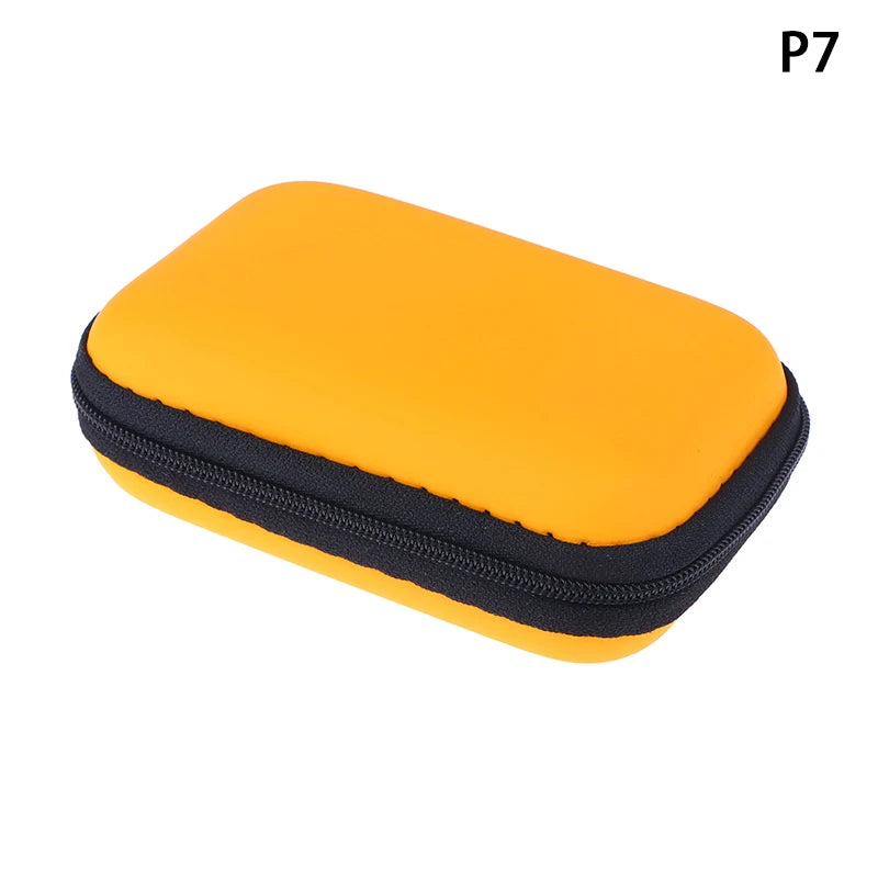 1Pc Mini Camera Case Bag Multi-functional Earphone Bag Video Waterproof Digital Portable Hard Bag EVA Storage Box Storage Bag