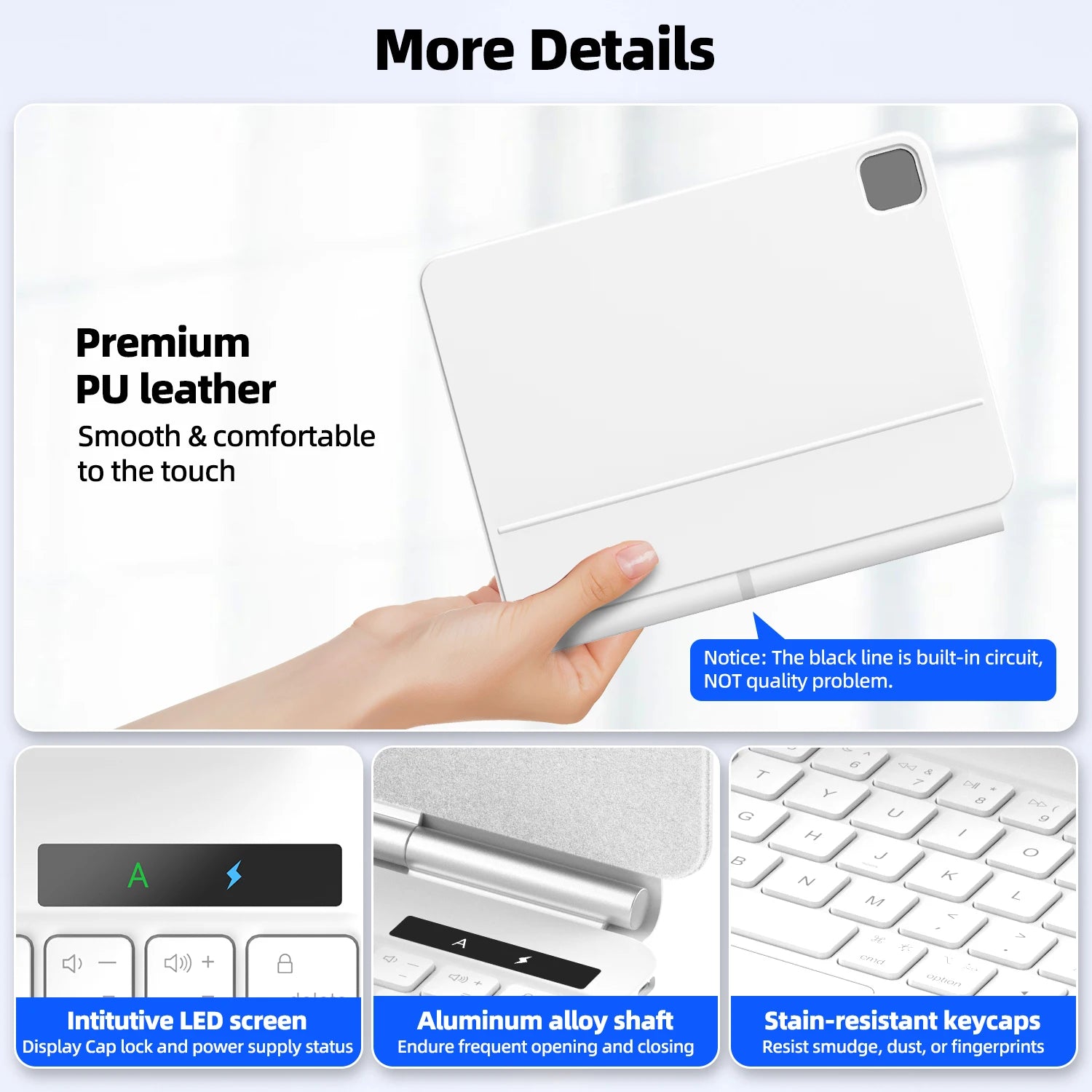 Smart Pogo Pin Keyboard case for iPad Air 11 2025 M3 for iPad Air 6 11 2024 Pro 11 Air 4 Air 5 10.9 Trackpad teclado ipad  키보드
