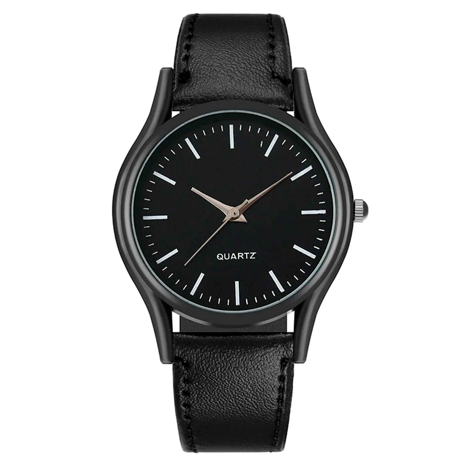 New Couples Watches Leather Strap Minimalist Fashion Quartz Wristwatches Multiple Colors for Loved Ones Gift Parejas Montre