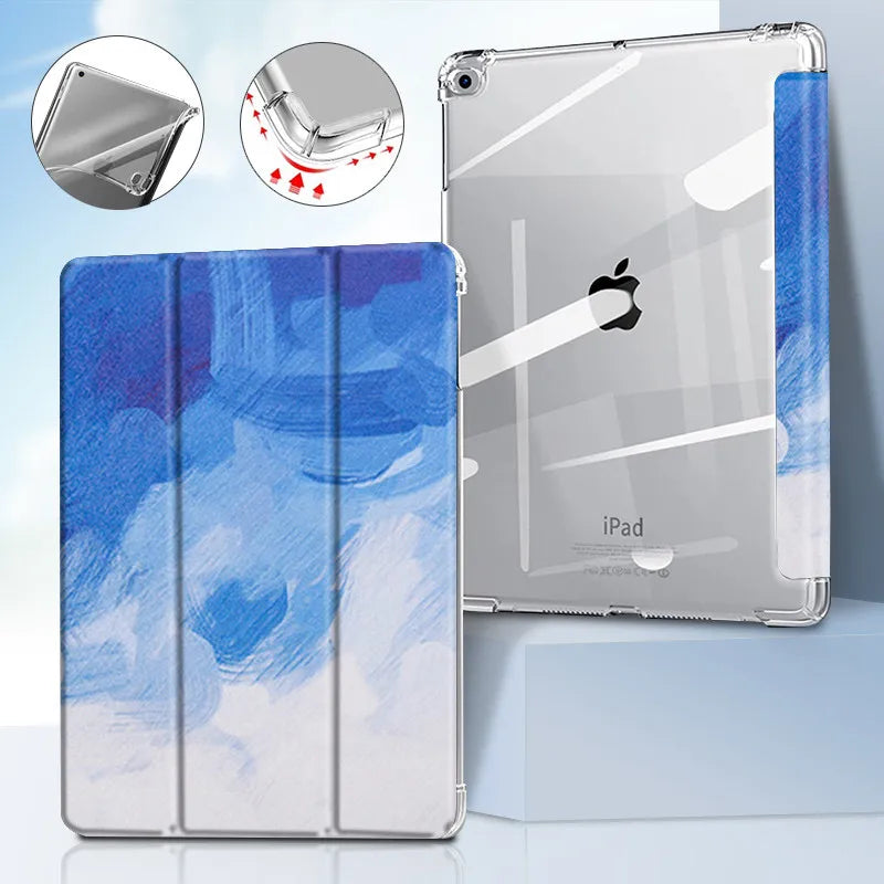 For iPad 11 2021/2020/9.7 5/6th case 10.2 9th 7th/8th Marble Leather Smart Cover for iPad2 Air 1/2 Mini 1/2/3/4/5/6 pro10.5 case