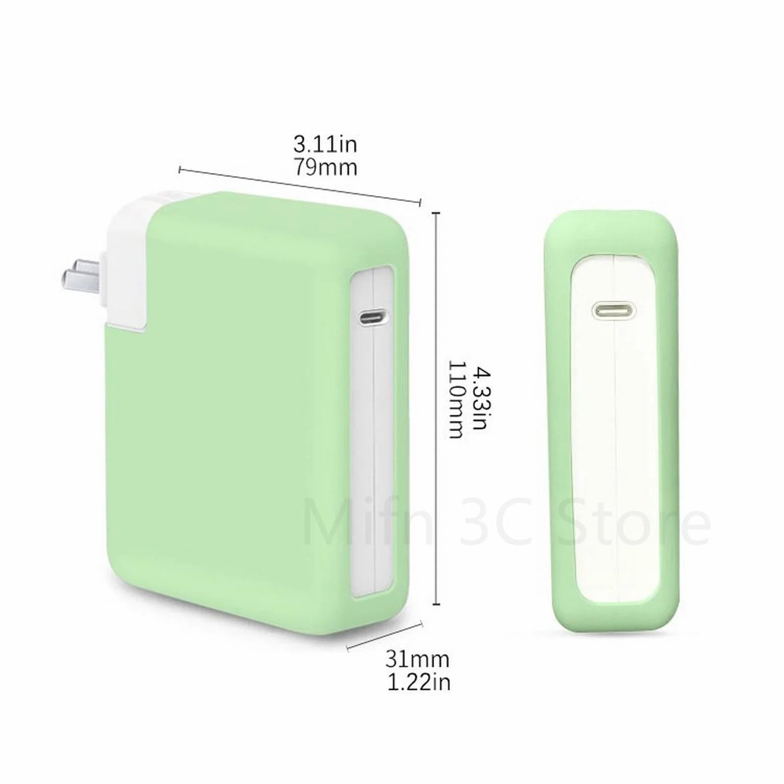 for MacBook Pro 16 inch A2485 2021 140W Charger Soft Silicone Power Adapte Case for MacBook 96 87 85 67 61 60 45 35 30 29W Case