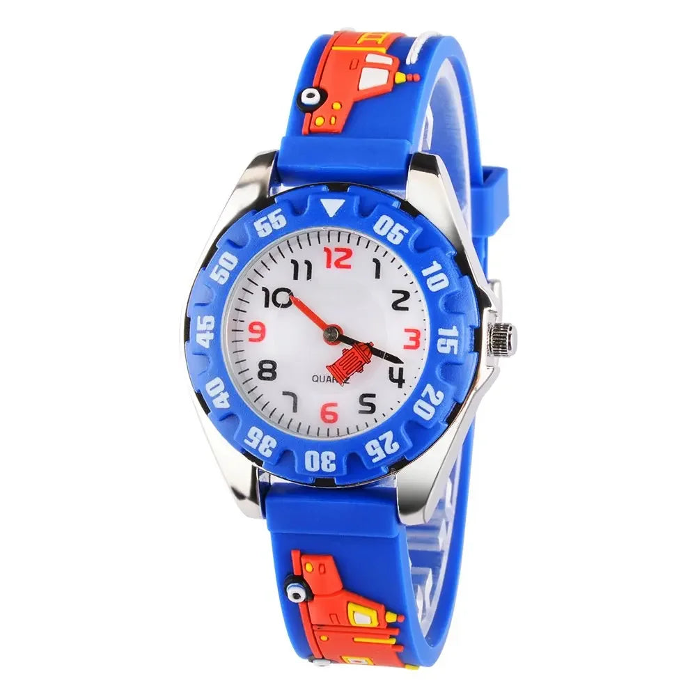Kids Watches Analog 3D Cartoon Waterproof Sport Children Toddler Wrist Watches Gifts for 3 4 5 6 7 8 9 10 11 12 Ages Girls Boys
