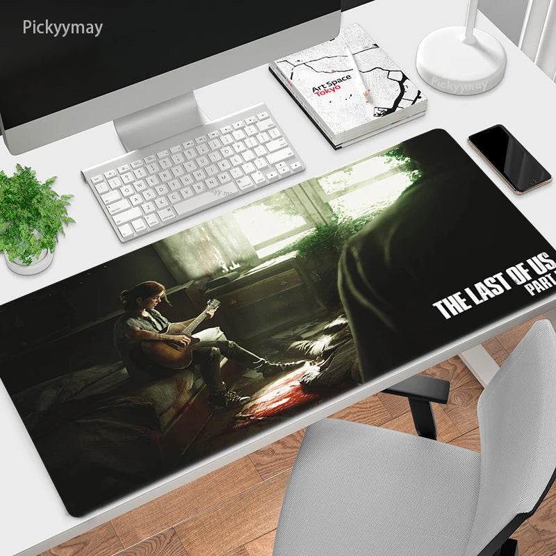 Last Of Us Large Mouse Mat Gaming Mousepad Big Gamer Mousepads Nonslip Rubber Keyboard Table Mats Desk Pad HD Mouse Pads XXL