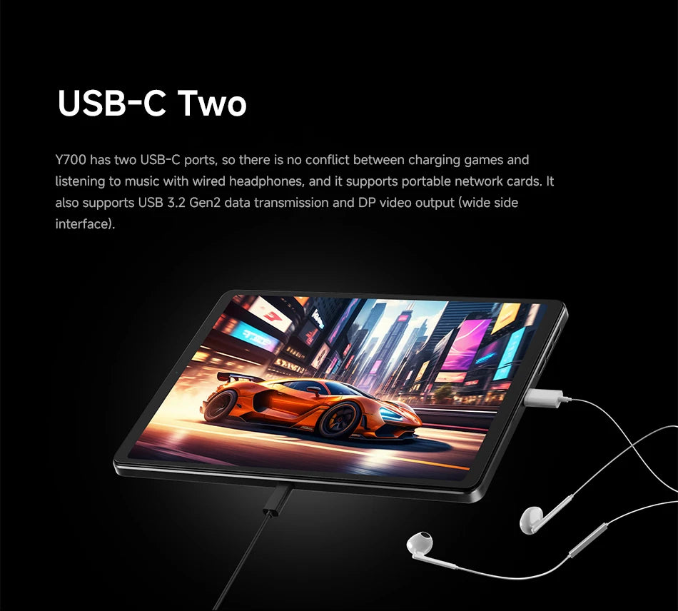 Lenovo Legion Y700 2025 256GB 512GB RAM Snapdragon 8 Gen 3 8.8" LCD Screen 165Hz 6550 mAh Battery Android 14 Gaming Tablet PC