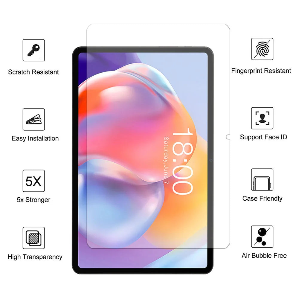 2PCS Glass screen protector for Huawei matepad 11.5 10.4 T8 T10 T10s SE 10.1 9.7 pro 10.8 air 11 12.6''  tablet film
