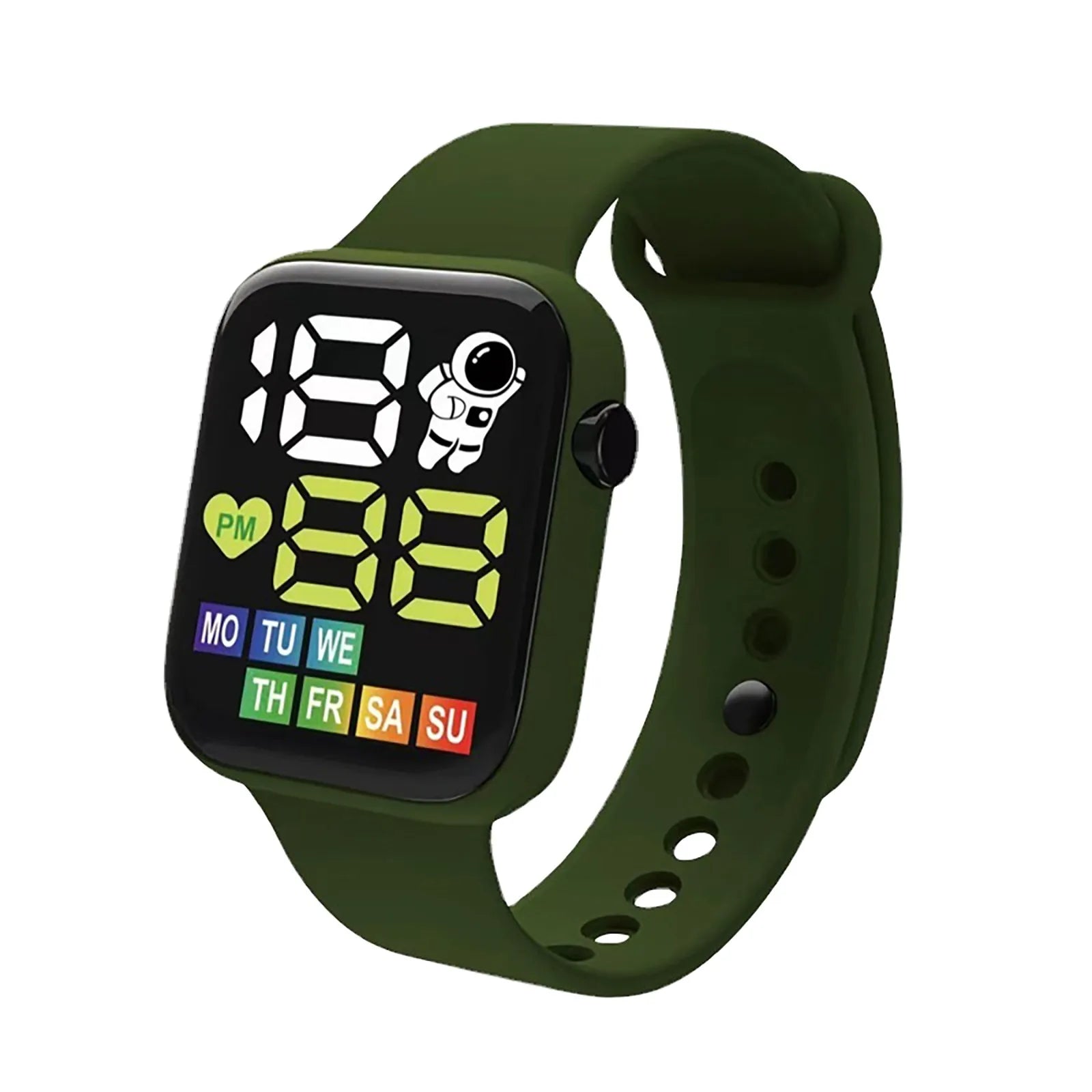 Children's Waterproof Sports Smart Watch Display Week Outdoor Silicone Bracelet Electronic Watch Kids Bracelet Digital Watches