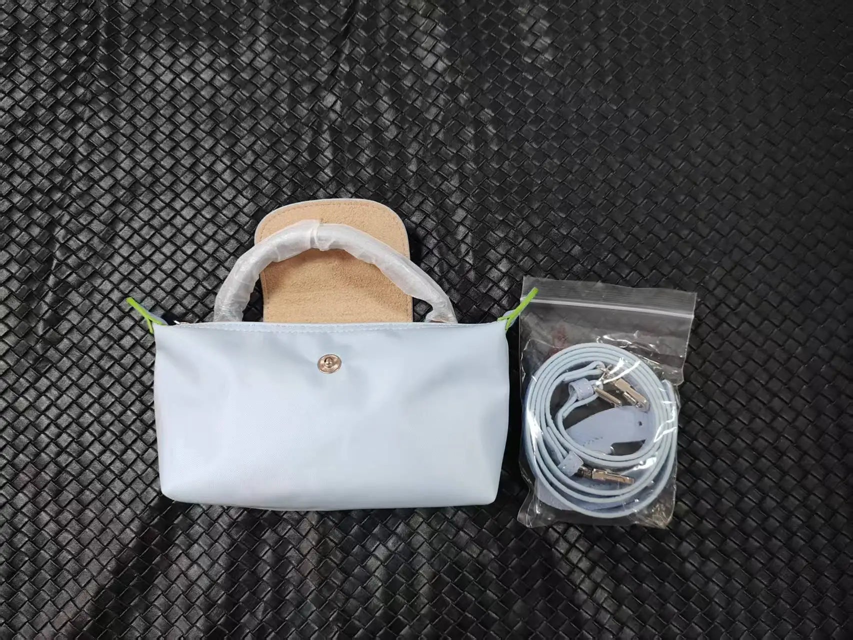 Fashionable New Non Perforated Nylon Bag Portable with Shoulder Straps Multifunctional Shoulder Bag Dumpling Bag Mini Handbag