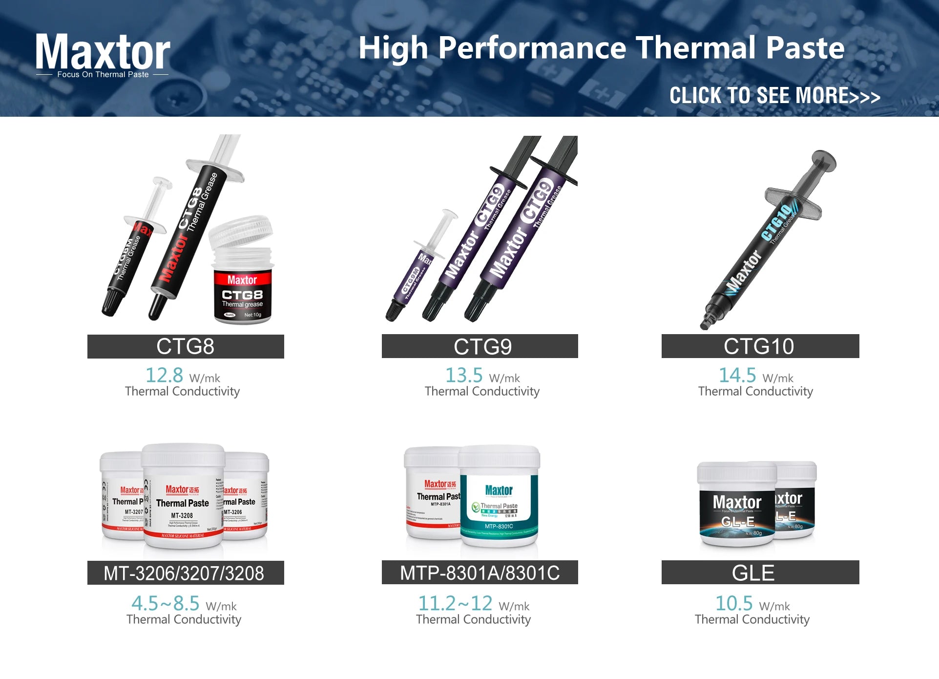 Maxtor Thermal Paste 200g CPU Paste Non-Conductive Thermal Conductive Grease Paste Heat Transfer Grease for CPU Graphics Cooling
