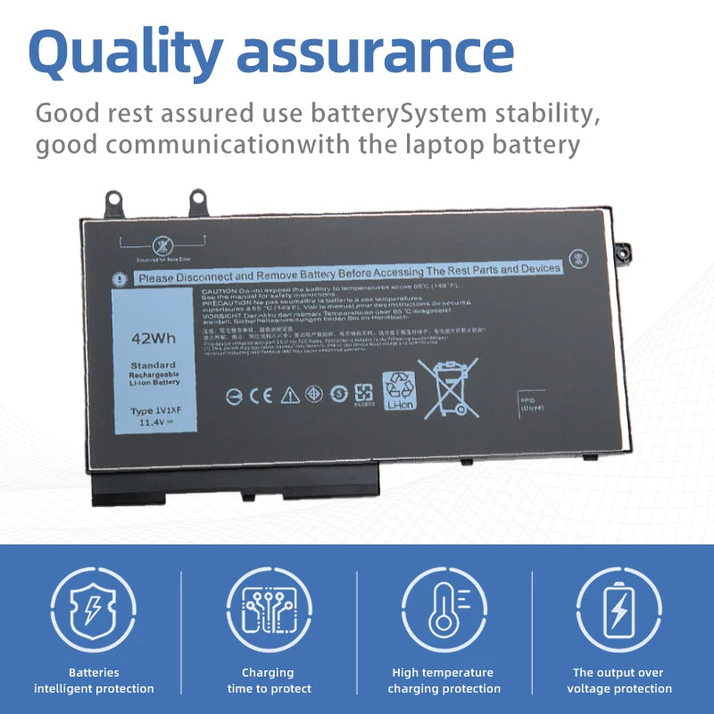 SUOZHAN 1V1XF Laptop Battery for Dell Latitude 5400 5410 5500 Precision 3540 3550 Inspiron 7590 7591 2-in-1 Series 01V1XF R8D7N