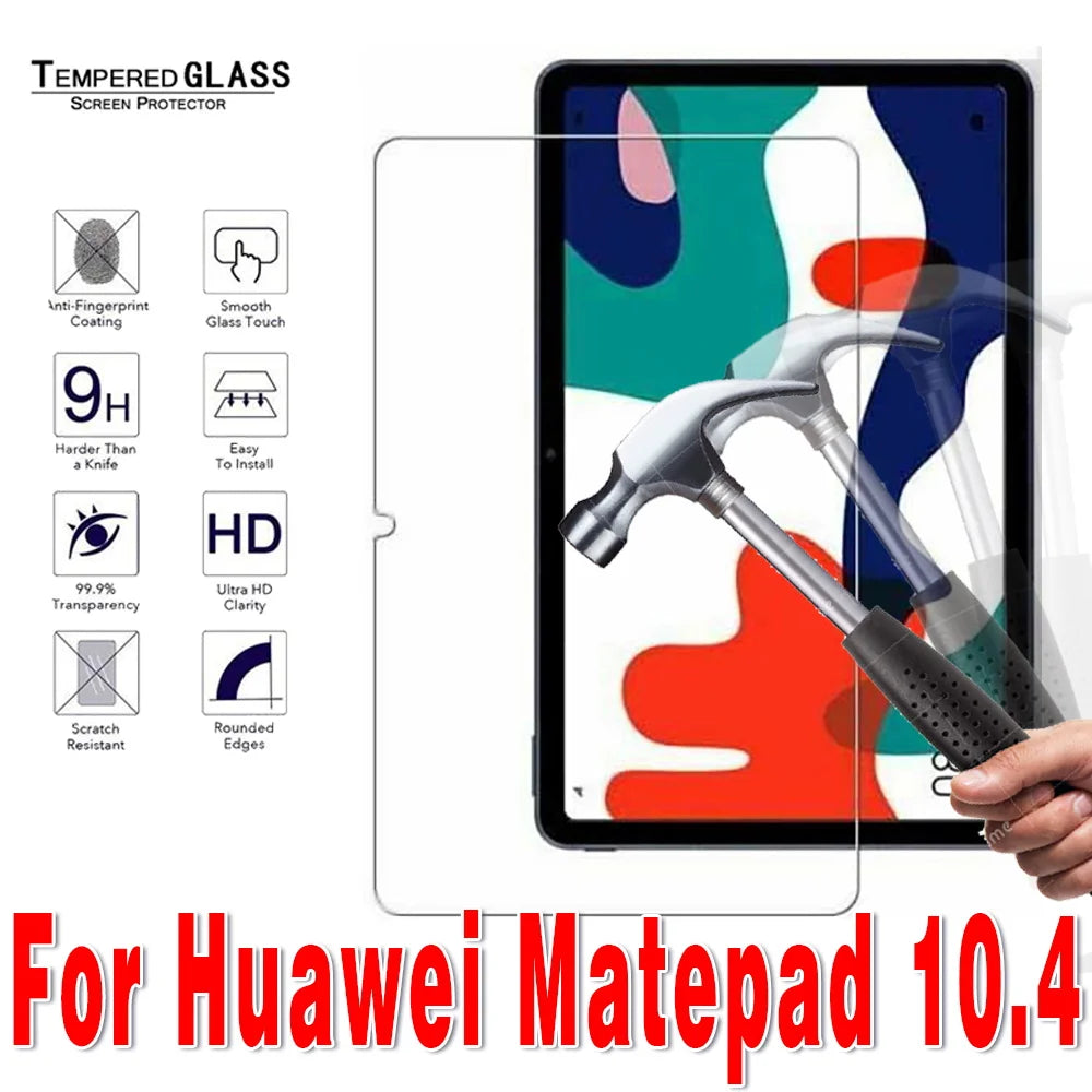 Tempered Glass for Huawei MatePad T8 8.0" T10 T10S 10.1'' MatePad Pro 10.8 10.8" MatePad 10.4 10.4" Tablet Screen Protector