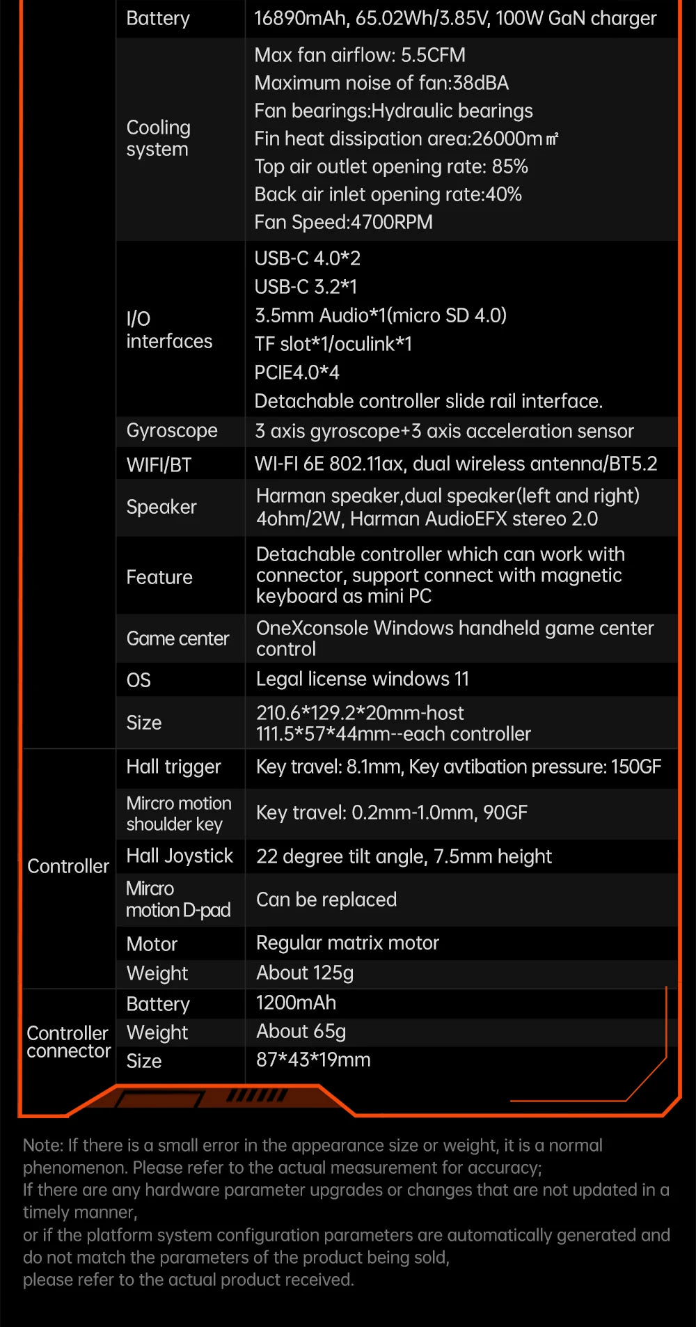 OneXplayer X1 mini AMD AI 9 HX 370 / 8840U 8.8'' 3-In-1 Handheld PC Game Console Laptop Tablet AI Computer Detachable Controller