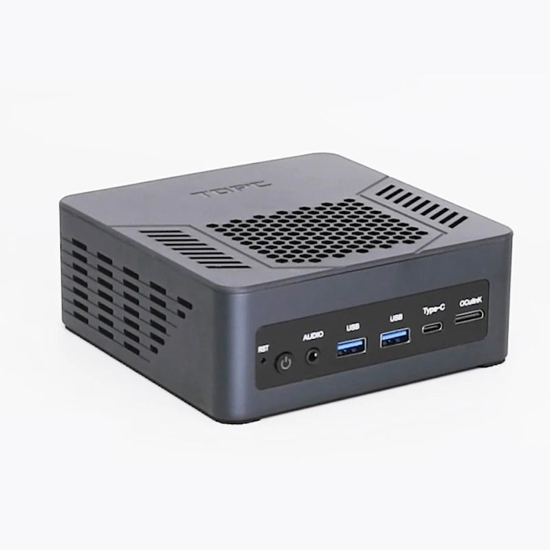 TOPC Mini PC AMD Ryzen AI 9 HX 370/365/7 PRO 360 Gaming Computer, OCuLink & USB4.0, 2x DDR5/2x PCIe4.0, Windows 11 Pro, WiFi6