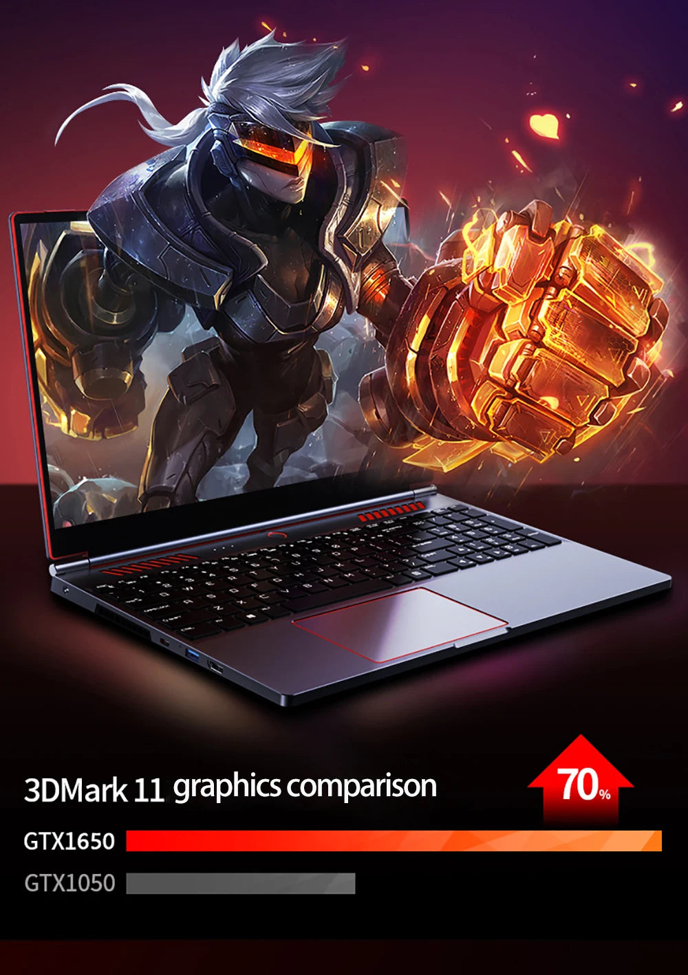 New16.1 Inch 10th Gaming Laptop Intel Core I9-10880H I I7-10880H Nvidia GTX 1650 4G Windows 10/11 Gaming Laptop Metal Ultrabook