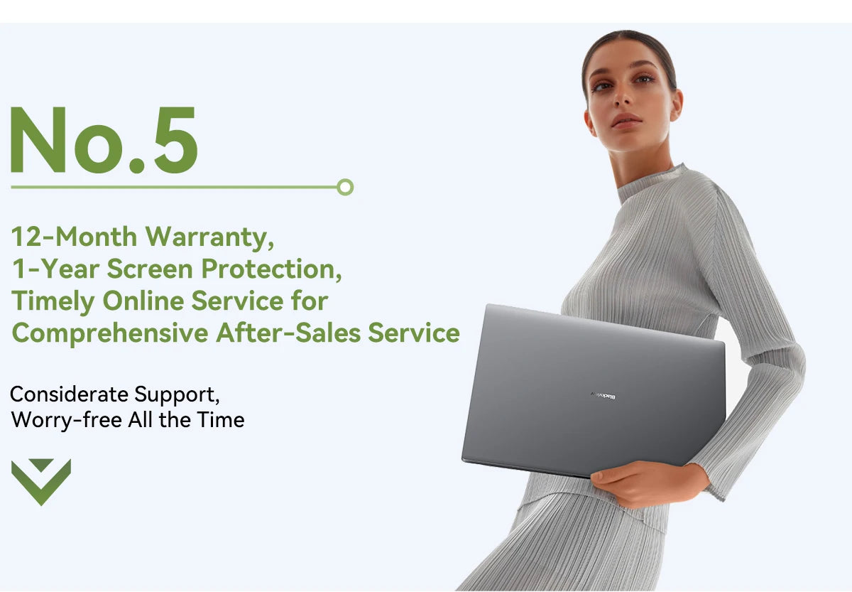 Blackview AceBook 12 Win 11 Laptop 16'' FHD IPS , Intel I5-1030NG7 Notebook, 16GB RAM 512GB SSD, 2-in-1 Fingerprint Power Button