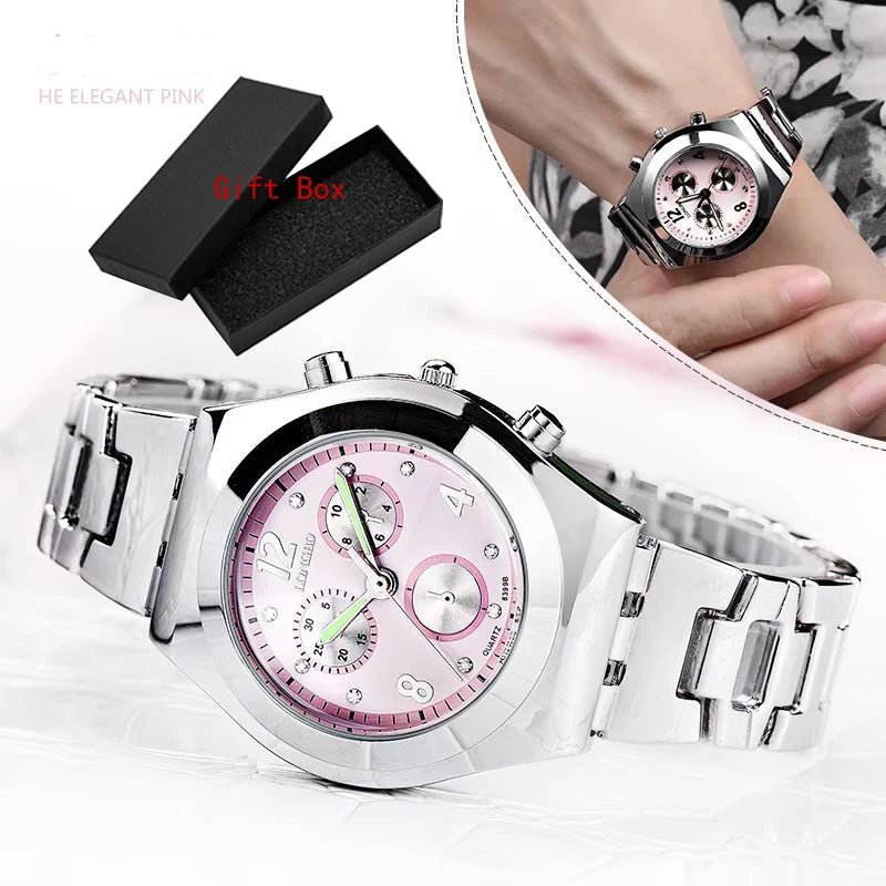 Fashion LONGBO Brand Luxury Waterproof Casual Quartz Watch Women Lady Gift Watches Waterproof Stainless Steel Watch Montre Femme