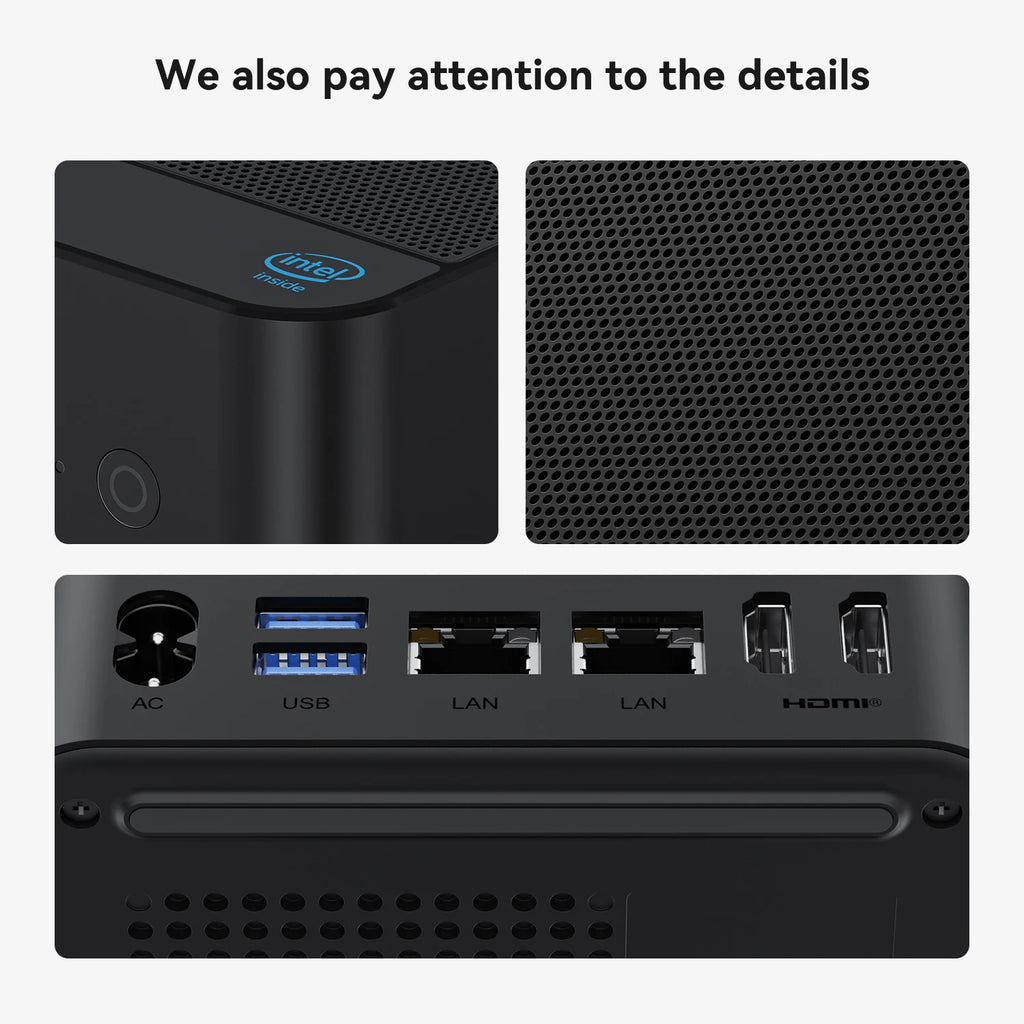 MINI Computer Twin Lake N150 Alder N95 8GB/16GB DDR4 256GB SSD Windows 11 Pro 4K HDMI 2.0 WIN11 NUC HTPC GK mini