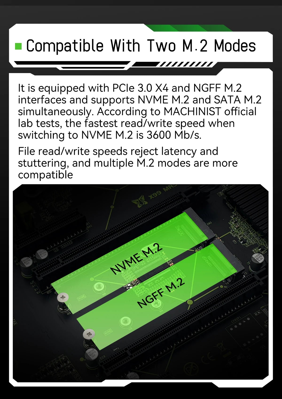 MACHINIST X99 MR9A-H Motherboard Support LGA 2011-3 Xeon E5 V3 V4 CPU Processor DDR4 RAM Memory ATX NVME/SATA M.2