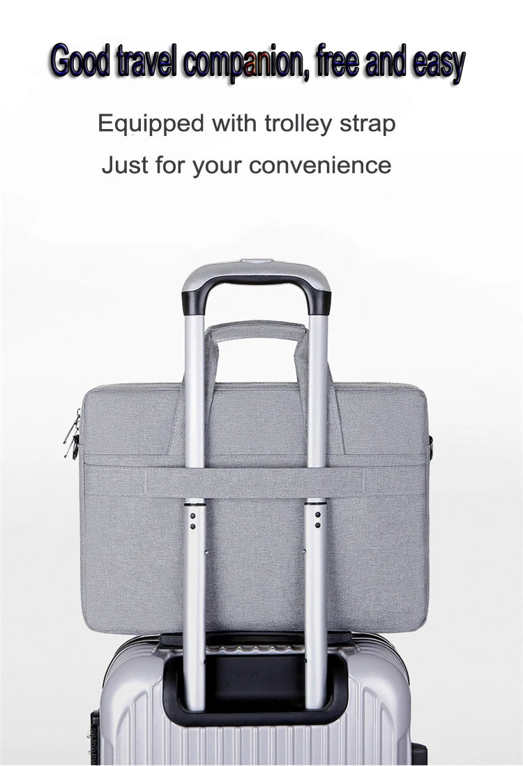 Laptop Bag Sleeve Case Shoulder HandBag Notebook Pouch Briefcases For 13.3 14 15.6 17.3 Inch Macbook Air Pro HP Huawei Asus Dell