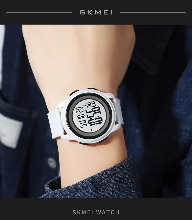 SKMEI 1895 Men LED Light Chrono Alarm Clock 5Bar Waterproof Digital Wristwatch relogio masculino Casual Countdown Sport Watches