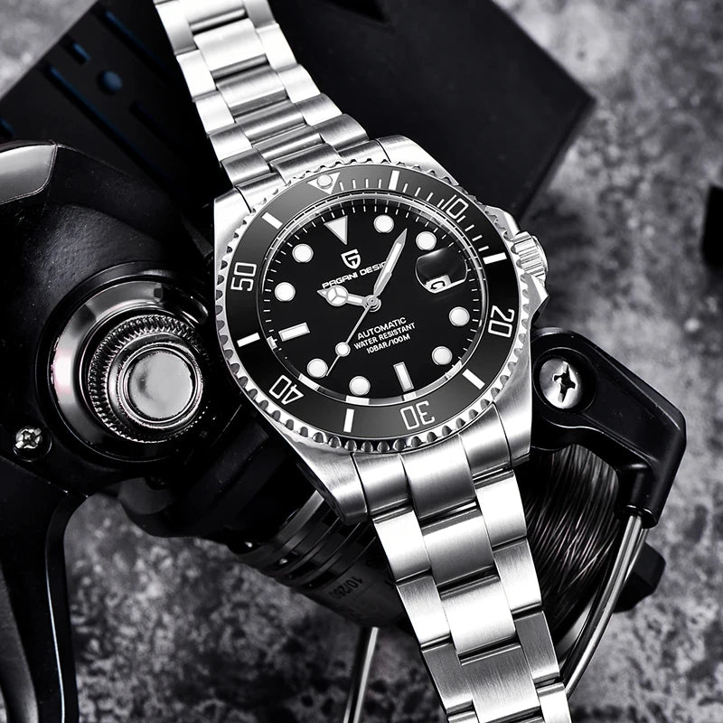 PAGANI Design Men Watches Automatic Mechanical Watch NH35 Stainless Steel 100M Sapphire Glass AR coating PD1639