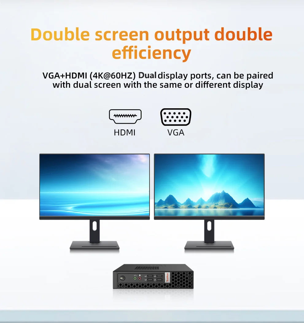 ZXIPC Mini PC Ryzen AMD R7 5700U 4300U 5800H R5 6600H Dual Display 4K HD DDR4 NVMe WIFI6 Mini Business Desktop Gaming Computer