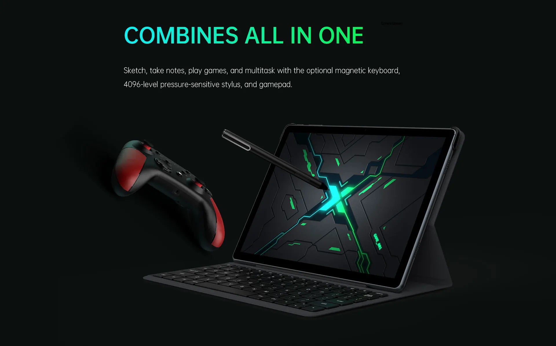 ALLDOCUBE X Game 10.5" Games Tablet 8GB+128GB Helio P90 6-axis Gyro High Accuracy PowerVR 7500mAh Big Battery