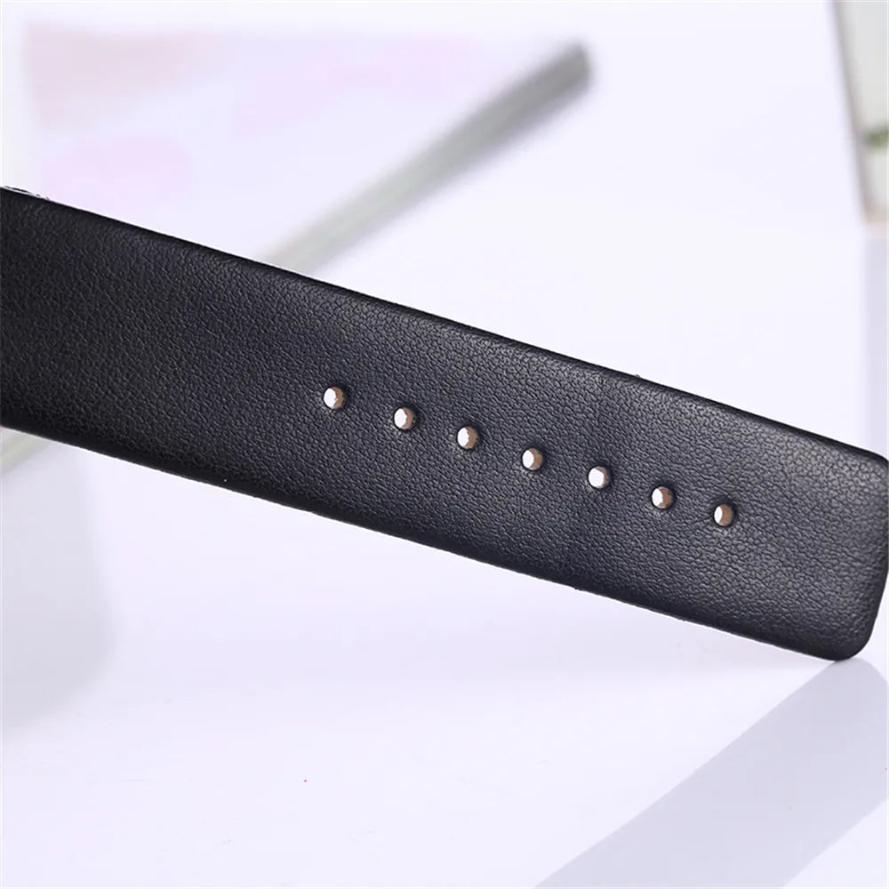Fashion Women Watches Famous Hollow Ladies Wrist Watch Women Transparent Leather Strap Quartz Watch Relogio Feminino Clock