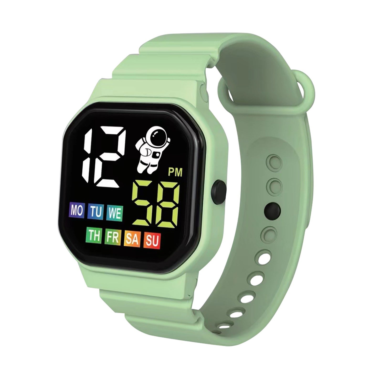 Led Digital Kids Watch For Boys Girls Cute Pattern Children Electronic Wristwatch Sports Waterproof Watches Student Child Clock