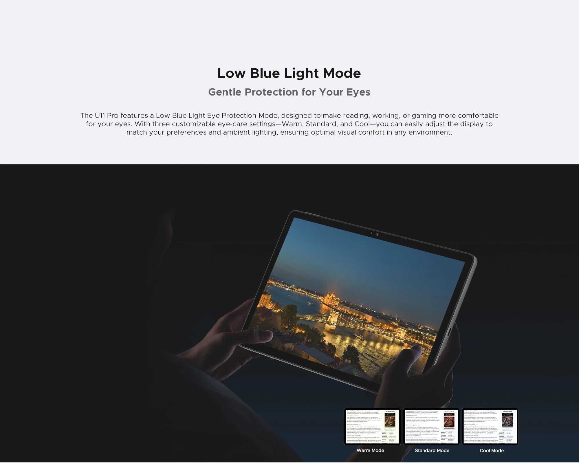 Global Version DOOGEE U11 Pro Android 15 Tablet PC 11 inch Ultra-clear 90Hz Display 30GB(6 + 24) 256GB 8580mAh Battery Tablet