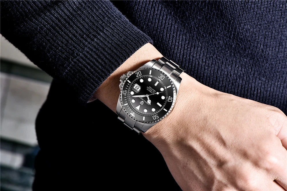 PAGANI Design Men Watches Automatic Mechanical Watch NH35 Stainless Steel 100M Sapphire Glass AR coating PD1639